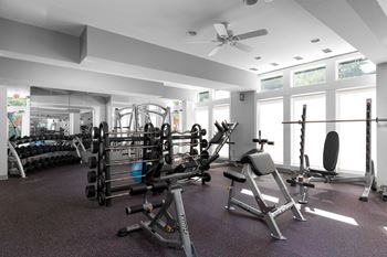 Two-level state-of-the-art fitness & cardio center with hoist roc-it equipment